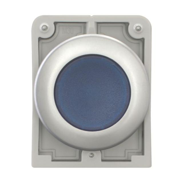 M30C-FDRL-B Przycisk podświetlany 30mm płaski bez samopowrotu niebieski 182954 EATON