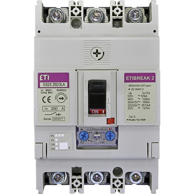 EB2S 250/3LA 250A 3p - Wyłącznik mocy ( 16kA) regul.term.