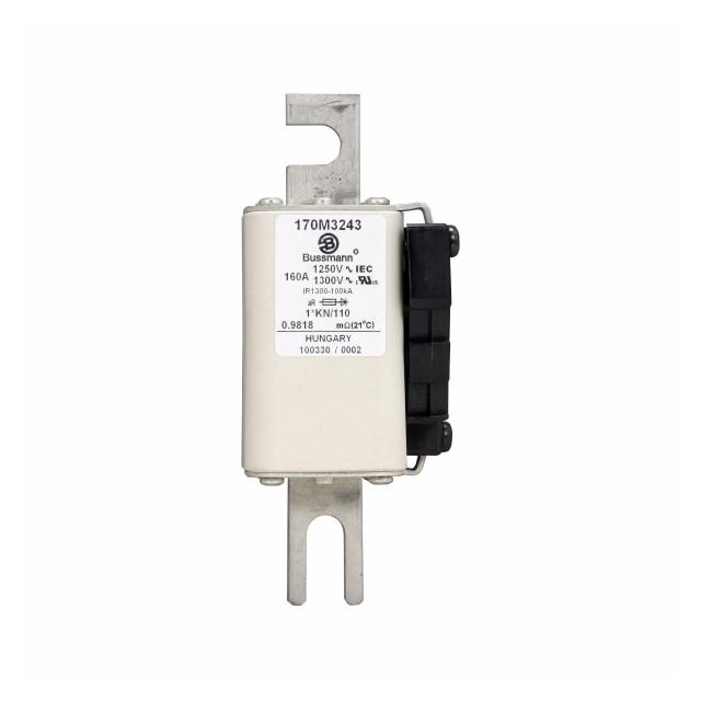 FUSE 160A 1250V 1*KN/110 AR CU Wkładka szybka 160A AC 1250V rozmiar 1 45x58x138 mm a 170M3243 EATON