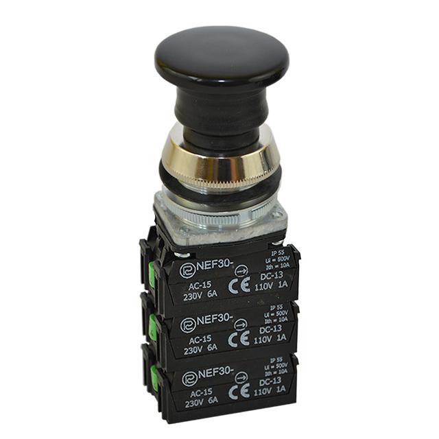 Przycisk NEF30-UD3X3Y czarny W0-NEF30-UD 3X3Y S PROMET
