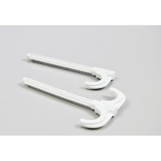 HAK  PODŁOGOWY PODWÓJNY L-77 mm