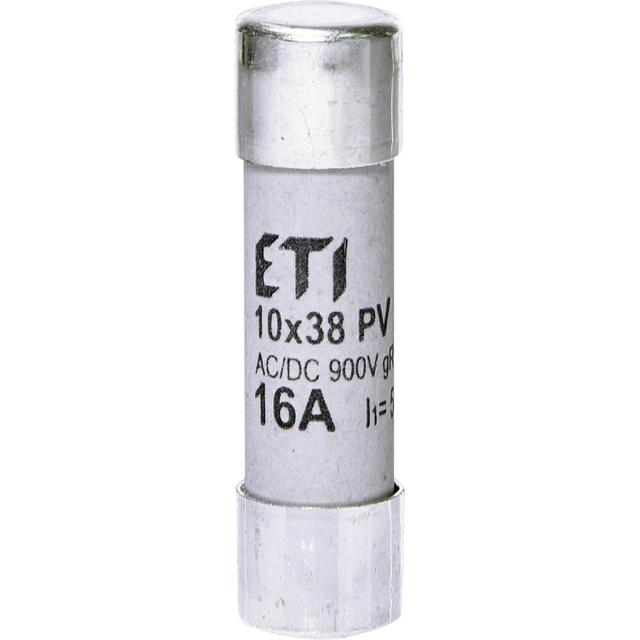 Wkładka topikowa cylindryczna PV gR 900V CH10x38 gR 16A 900V AC DC 002625033 ETI