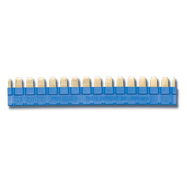 Mostek grzebieniowy 16-polowy niebieski /opk=10szt./ 093.16 09316 FINDER