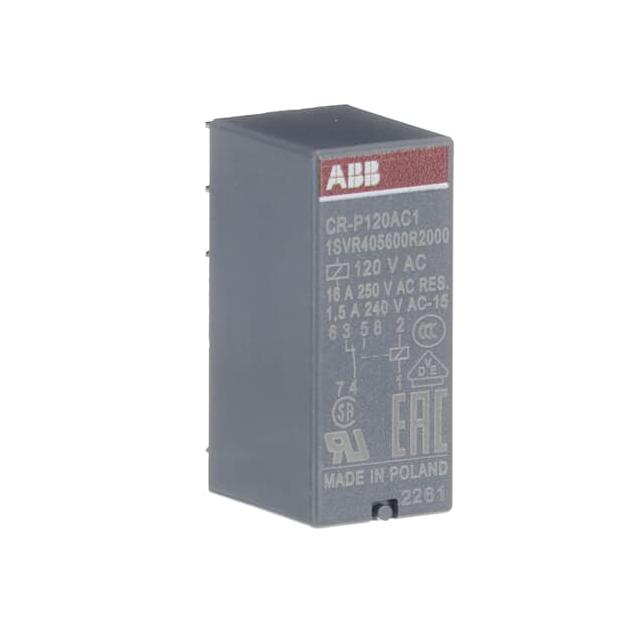 Przekaźnik CR-P120AC1, A1-A2=120V AC, 1 styk c/o 250V/16A 1SVR405600R2000 ABB