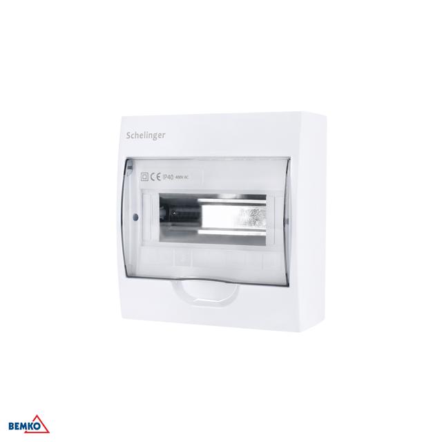 ROZDZIELNICA NATYNKOWA IP40 ZACISKI 8N+8PE 1x8P