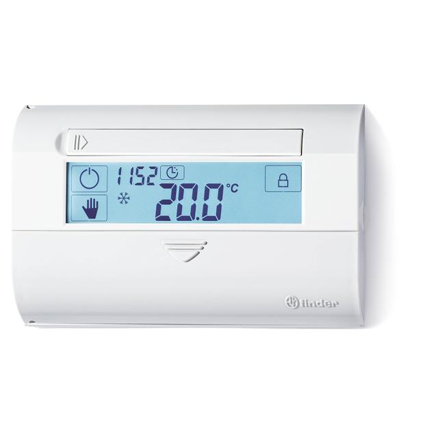 Termostat tygodniowy naścienny z ekranem dotykowym - biały, 1C.61.9.003.0101