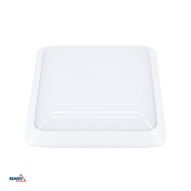 PLAFONIERA LED 30W 4000K 3500LM IP66 KWADRAT Z CZ. MIKR. Z FUNKCJĄ PÓŁCIENIA