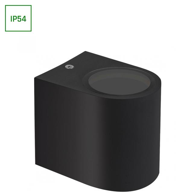 PARETE GU10 X1 JEDNOKIERUNKOWY KINKIET 250V IP5480 x 73 x 95mm CZARNY