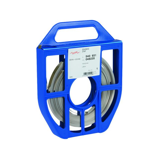 Taśma dł. 50 m, 14x0,3 mm, stal nierdzewna NIRO