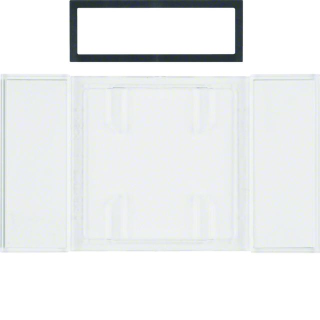 BERKER B.IQ Pole opisowe do przycisków B.IQ 1- 2- i 3-kr przezroczyste 75900080 HAGER