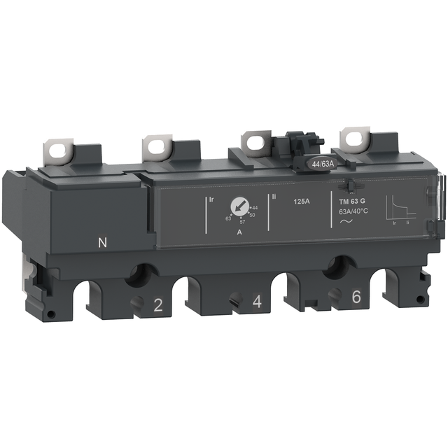 Wyzwalacz termomagnetyczny, ComPacT NSX, TM100G, 4P4D, do NSX100