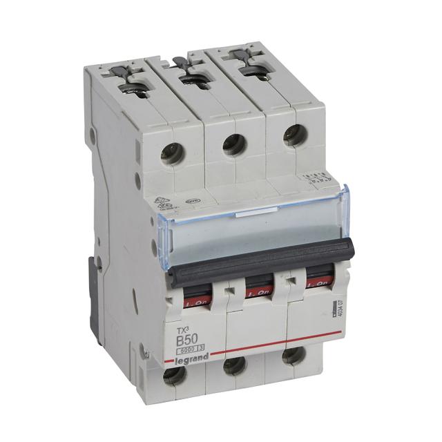 Wyłącznik Nadprądowy 3P B50A 6kA AC S303 TX3 403407 LEGRAND