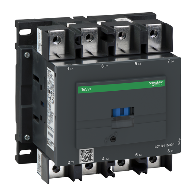 Stycznik mocy TeSys D [AC-3] 115A 4P 4Z cewka 415VAC zaciski skrzynkowe LC1D1150046N5 SCHNEIDER