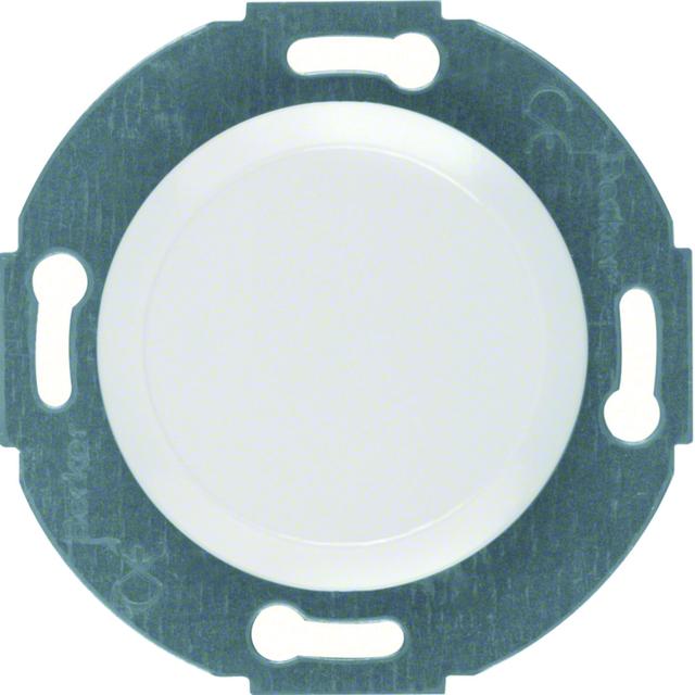 Serie 1930/Glas Zaślepka z płytką czołową biały Berker 100920 WTF1001WG HAGER