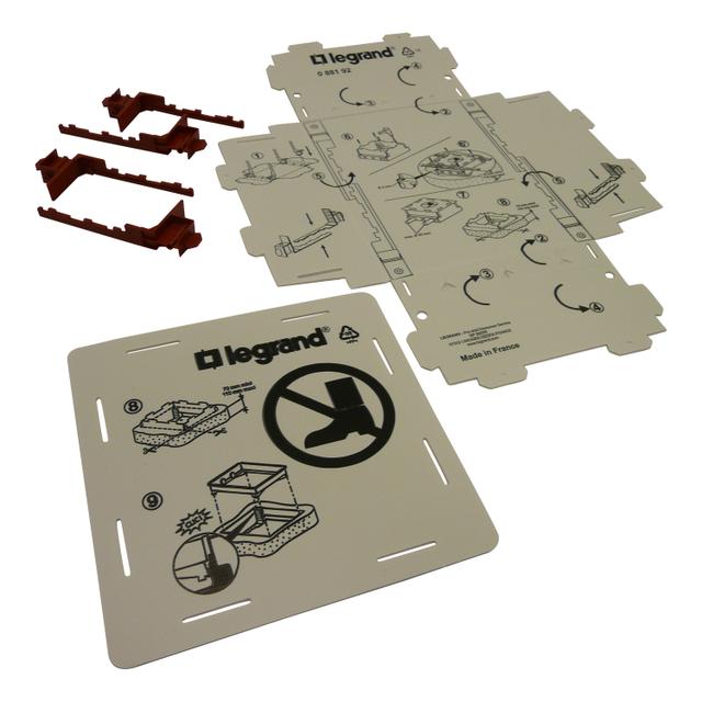 FORMA PRZYGOTOWAWCZA DO WYLEWKI PRZED OSADZENIEM PUSZEK STANDARDOWYCH 24M, Legrand