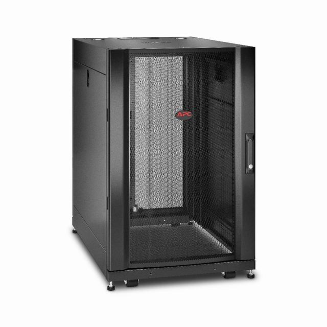 Szafa NetShelter SX 18U 600 mm x 900 mm z bokami czarna
