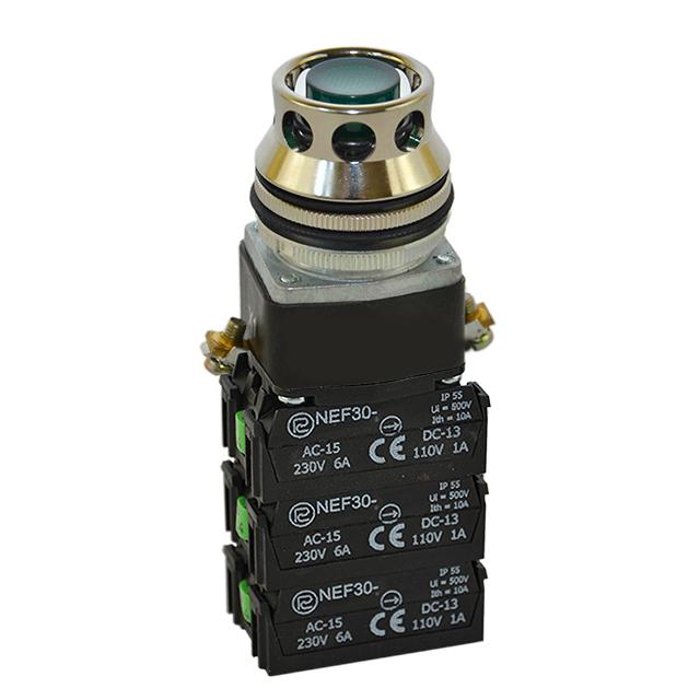 Przycisk NEF30-UKL2X4Y/24V zielony W0-NEF30-UKL 2X4Y Z PROMET