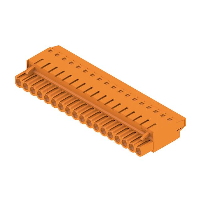 BLT 5.08HC/18/180 SN OR BX Wtyk PCB (złącze wiązki), 5.08 mm, Liczba biegunów: 18, Przylącze TOP /18szt./ 1501160000 WEIDMÜLLER
