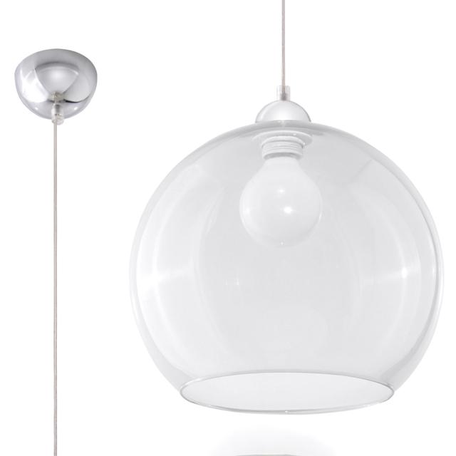 Sollux Lampa wisząca BALL transparentny SL.0248