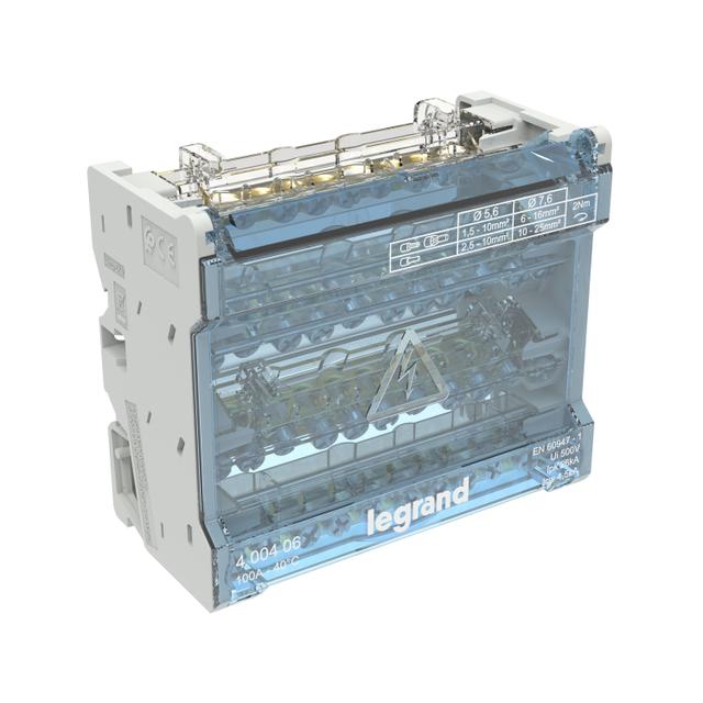 Modułowy Blok Rozdzielczy 6M 4P 100A - 10 Zacisków 400406 LEGRAND