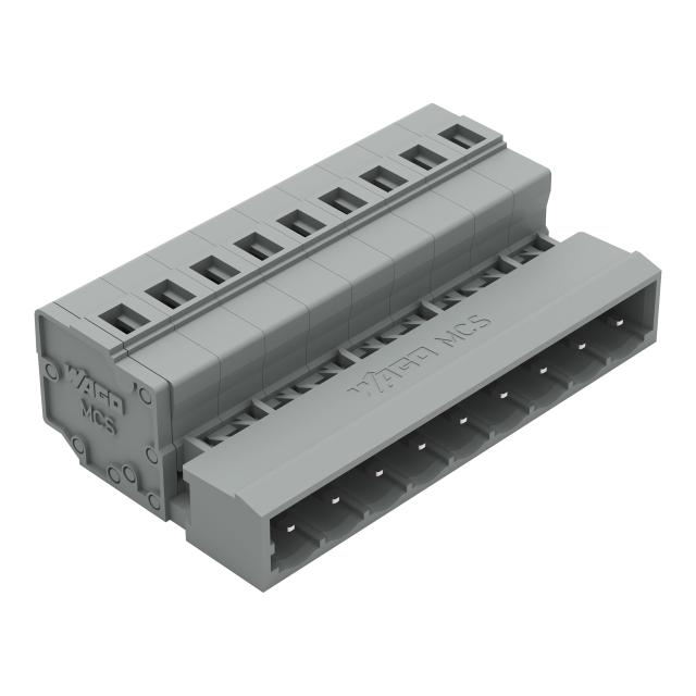 MCS-MIDI Classic wtyk -bieg. szary raster 5 mm