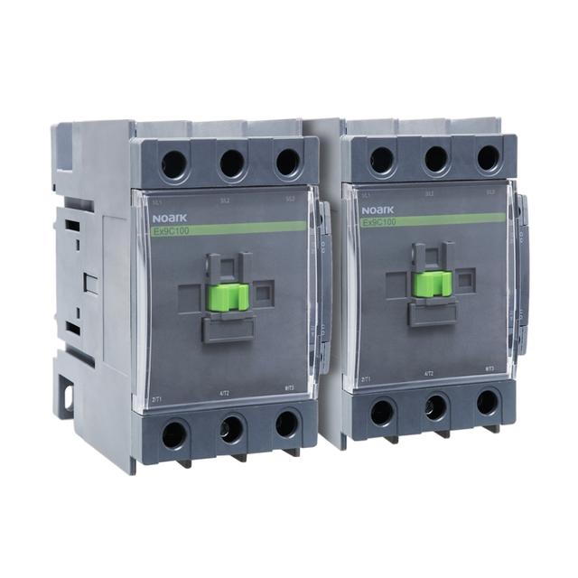 Ex9CR100 11 3P 110V Stycznik nawrotny 3P 100A AC-3 110V AC 1NC + 1NO 104851