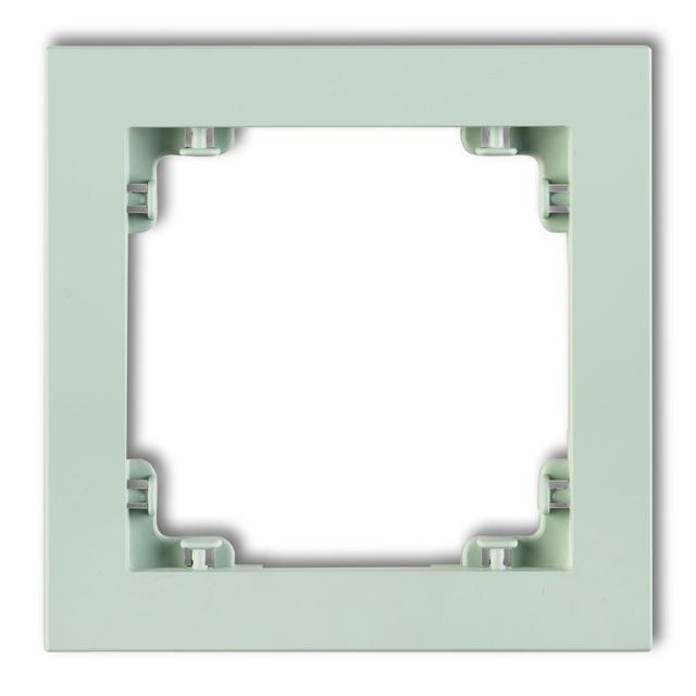 DECO Ramka pojedyncza z tworzywa DECO Pastel Matt miętowy 46DR-1 KARLIK