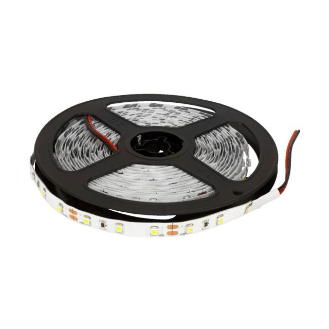 TAŚMA LED PREMIUM 12V DC 2835 60LED/4,8W/M IP20 2LATA GW. BIAŁA CIEPŁA ROLKA 50M.