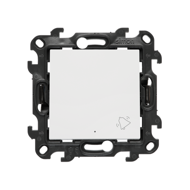 Simon 24 Przycisk /dzwonek/ z podświetleniem LED biały ND1L.01/11