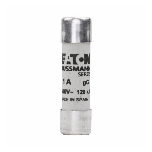 CYLINDRICAL FUSE 10 x 38 1A GG 500V AC Wkładka cylindryczna 10 x 38mm 1A GG 500V AC C10G1 EATON