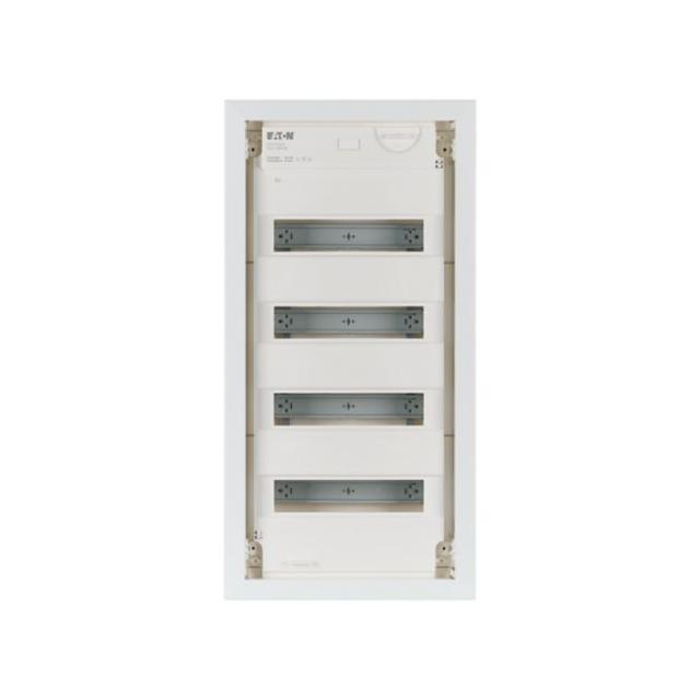 KLV-48HWS-SF Rozdzielnica modułowa do ścian z regipsu superpłaska 4x12 kl.II IP30 zawiera listwy N/P