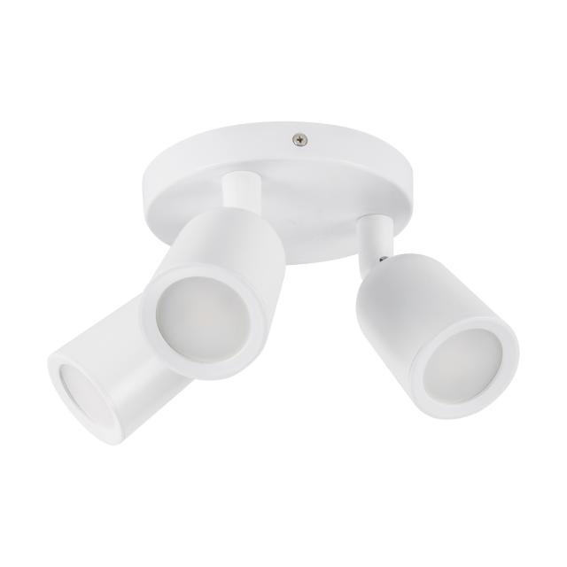 Oprawa ścienno-sufitowa BOGNA GU10 3C WHITE 03986 IDEUS