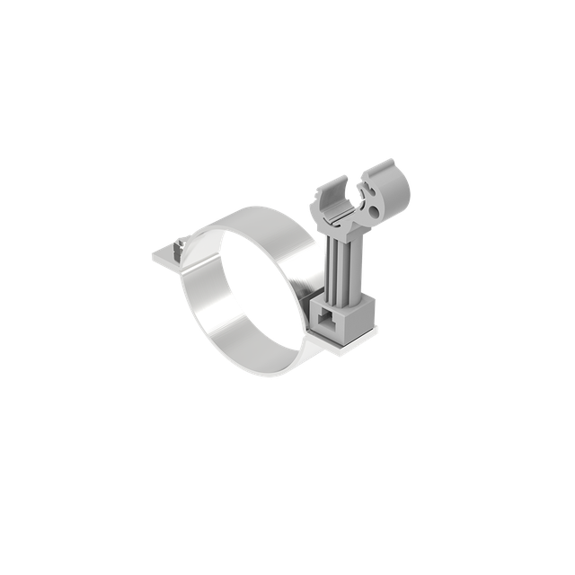 NI UCHWYT DO RURY SPUSTOWEJ FI 80/ z plastikiem