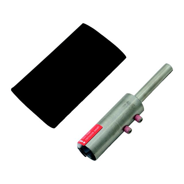 Zestaw montażowy do H VI long 20 mm czarny, 1 głowica, 2 opaski