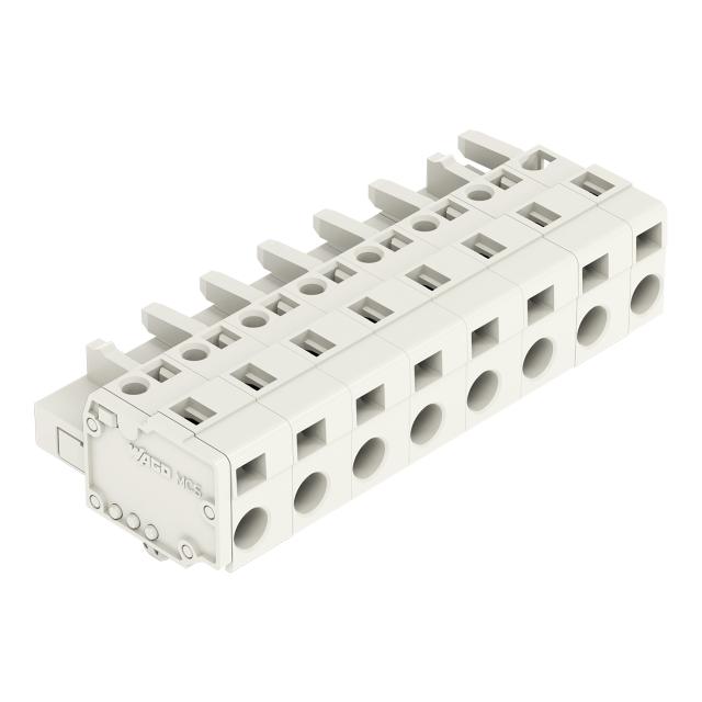 Gniazdo MCS‑MIDI Classic 8‑biegunowe jasnoszare raster 7,5mm 721‑208/008‑000 /25szt./ WAGO