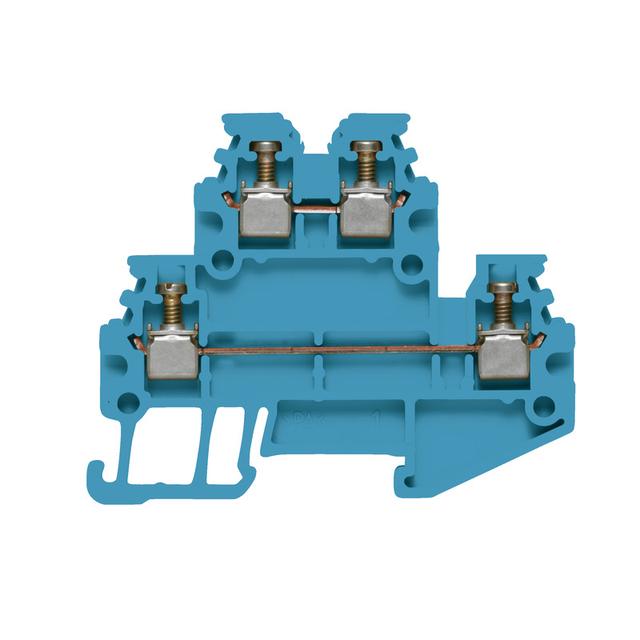 WDK 1.5/R3.5 BL Złączka szynowa przelotowa /100szt./ WEIDMULLER