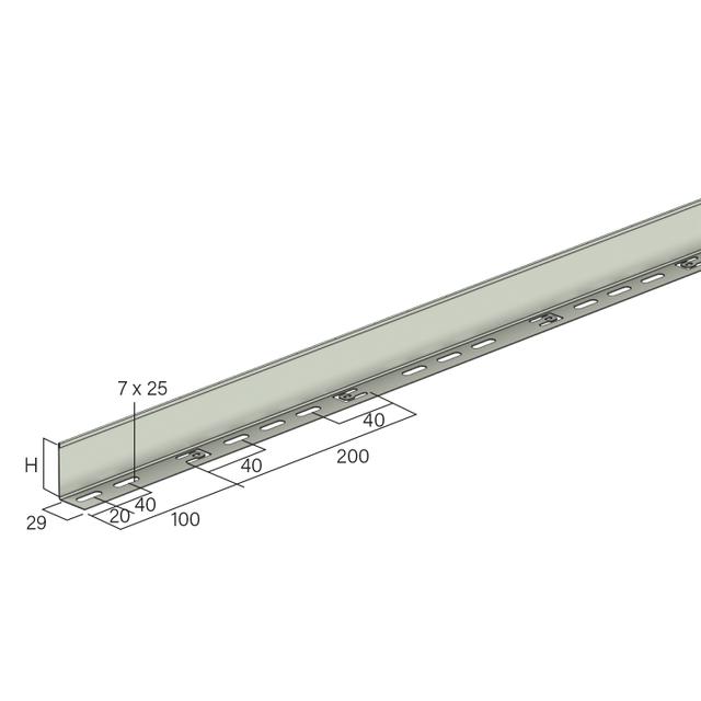 PRZEGRODA DO KORYT 100 MM, I316L - 3M, Cablofil