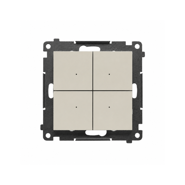 Simon 55 CONTROL Kontroler przyciskowy sterujący bezprzewodowo innymi urządzeniami Simon GO sterowowany smartfonem WiFi kaszmirowy TEK1W.01/142