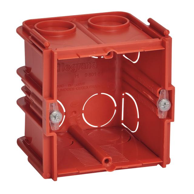 BATIBOX PUSZKA POJEDYNCZA - ŚCIANY MUROWANE DO ŁĄCZENIA W PUSZKI WIELOKROTNE 60 MM, Legrand