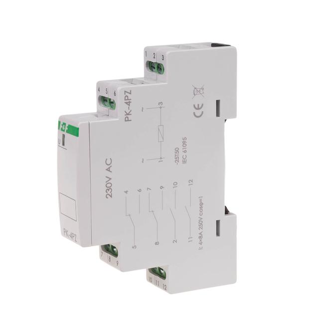 Przekaźnik elektromagnetyczny PK-4PZ 230V PK-4PZ-230V F&F