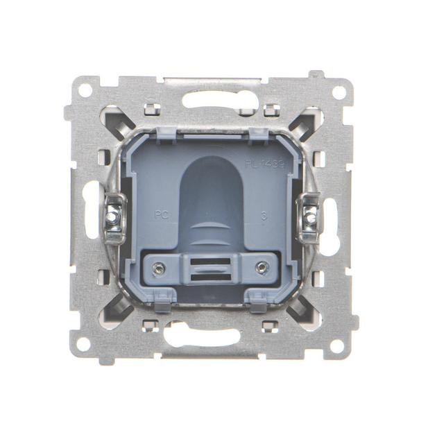 Simon 55 Wyjście kablowe Dopuszczalna średnica przyłączanego przewodu: 6,2-14,5mm Aluminium mat TPK1.01/143 KONTAKT