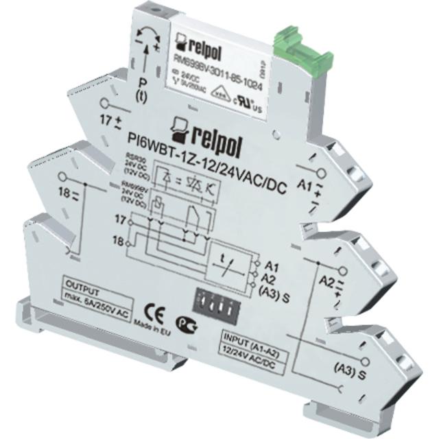 Przekaźnik czasowy PIR6WBT-1Z-24VAC/DC-O 1Z 24V AC/DC RELPOL