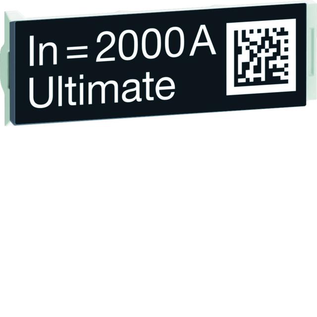 ACB HW2/4 Wtyczka z oznaczeniem zn.wyłącznika 2000A Ultimate dostarczane luzem HWW730HSA HAGER