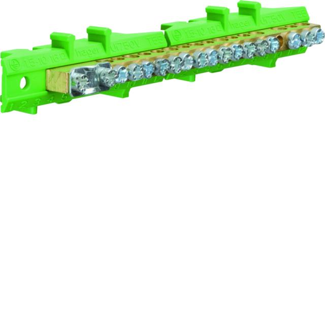 Listwa przyłączeniowa z cokołem ochronna 1x25+8x16+8x10 mm2 KM17E HAGER