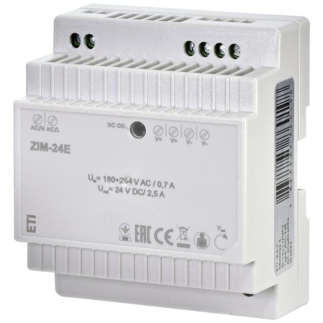 Zasilacz 24V DC 60W ZIM-24E 004804084 ETI