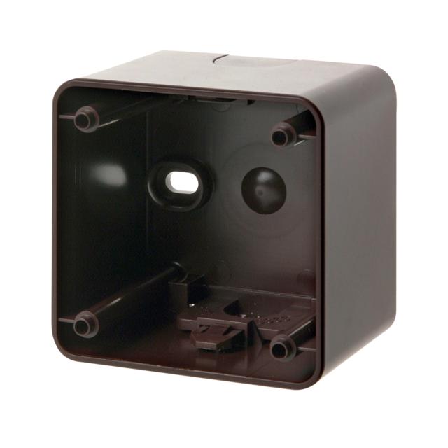 Integro Puszka natynkowa 1-krotna wysoka, brązowy, połysk