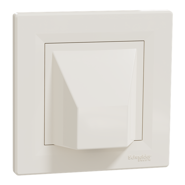 Asfora, wypust kablowy, kremowy