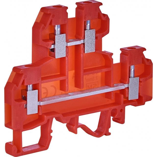 VS 2.5 NA+ZŁĄCZKA GWINT.– PIĘTROWA, PLUS 2.5MM2 (CZERW.)