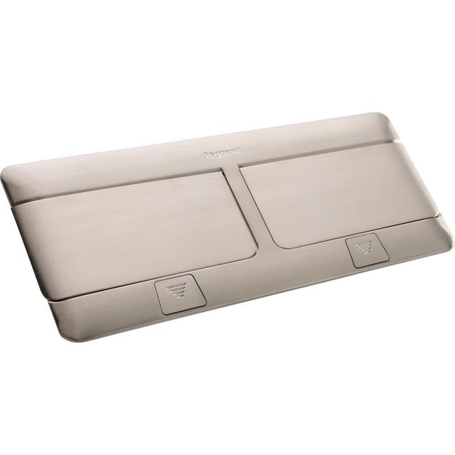 MINIPUSZKA POP-UP DO WYPOSAŻENIA, 8 (2X4) MODUŁÓW, STAL NIERDZEWNA, Legrand