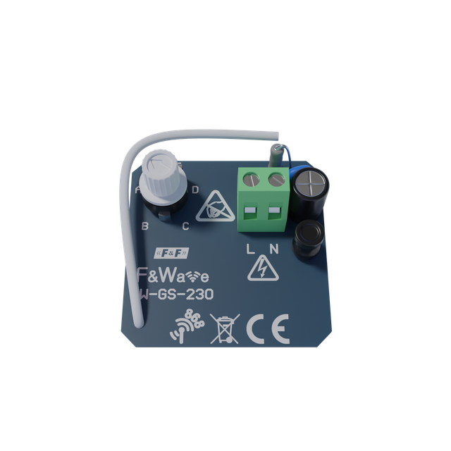 Moduł elektroniki nadajnika radiowego 4-kanałowego do panela szklanego 230V AC FW-GS-230 F&F